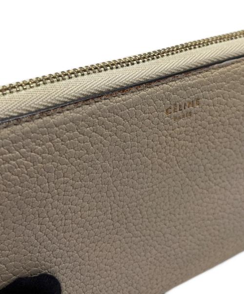 CELINE（セリーヌ）CELINE (セリーヌ) ラウンドファスナー財布 アイボリーの古着・服飾アイテム