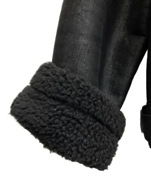 PERVERZE（パーバーズ）PERVERZE (パーバーズ) フェイクムートンジャケット ブラック サイズ:SIZEFREEの古着・服飾アイテム