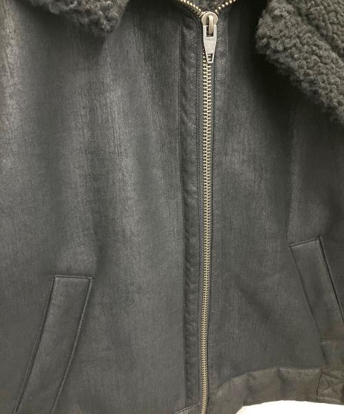 PERVERZE（パーバーズ）PERVERZE (パーバーズ) フェイクムートンジャケット ブラック サイズ:SIZEFREEの古着・服飾アイテム