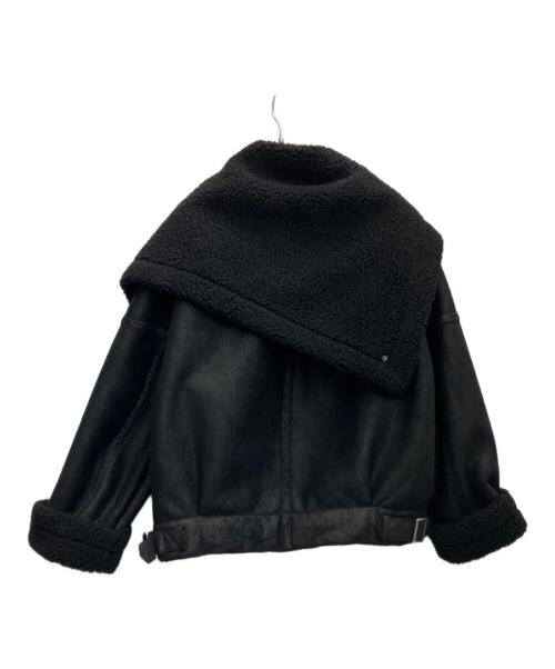 PERVERZE（パーバーズ）PERVERZE (パーバーズ) フェイクムートンジャケット ブラック サイズ:SIZEFREEの古着・服飾アイテム