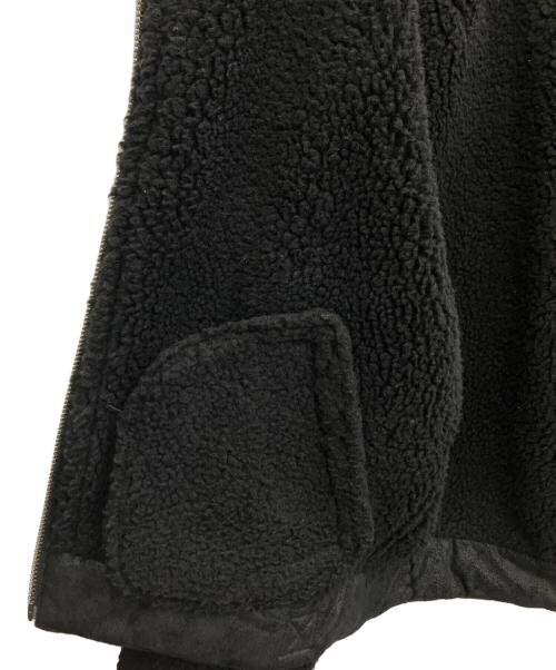 PERVERZE（パーバーズ）PERVERZE (パーバーズ) フェイクムートンジャケット ブラック サイズ:SIZEFREEの古着・服飾アイテム