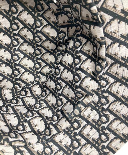 Christian Dior（クリスチャン ディオール）Christian Dior (クリスチャン ディオール) TEDDY-D ボブハット ブラック×ベージュの古着・服飾アイテム