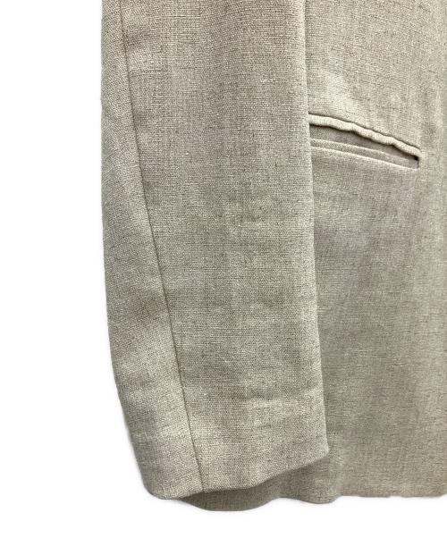 UNITED ARROWS（ユナイテッドアローズ）UNITED ARROWS (ユナイテッドアローズ) ノーラペルジャケット ベージュ サイズ:SIZE36の古着・服飾アイテム