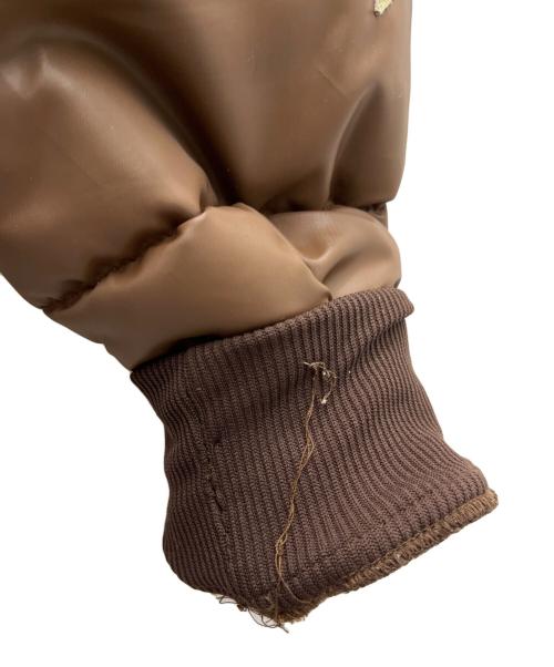 Pherrow's（フェローズ）PHERROW'S (フェローズ) 中綿ジャケット ベージュ×ブラウン サイズ:XLの古着・服飾アイテム