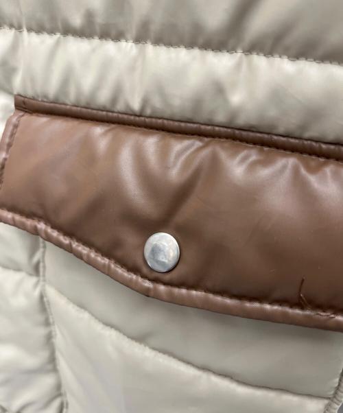 Pherrow's（フェローズ）PHERROW'S (フェローズ) 中綿ジャケット ベージュ×ブラウン サイズ:XLの古着・服飾アイテム