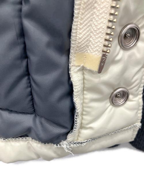 BumbleBee（バンブルビ）BumbleBee (バンブルビ) 中綿ジャケット ベージュ×ネイビー サイズ:XLの古着・服飾アイテム