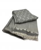 GUCCIグッチ）の古着「ストール」｜グレー