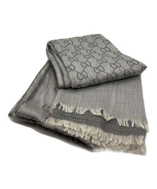 GUCCI（グッチ）GUCCI (グッチ) ストール グレーの古着・服飾アイテム