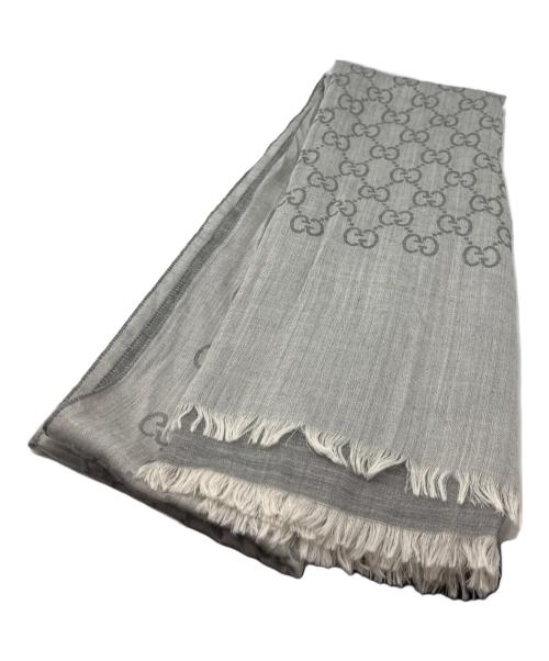 GUCCI（グッチ）GUCCI (グッチ) ストール グレーの古着・服飾アイテム