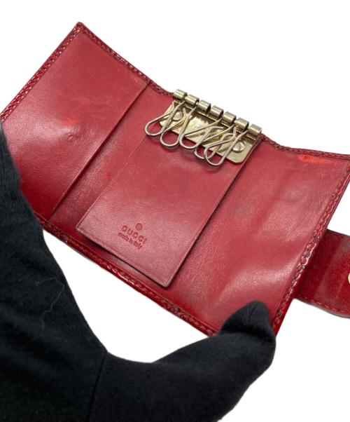 GUCCI（グッチ）GUCCI (グッチ) キーケース レッドの古着・服飾アイテム