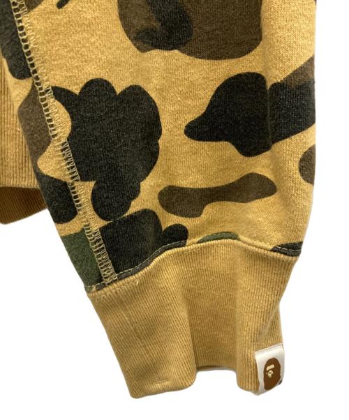 A BATHING APE（ア ベイシング エイプ）A BATHING APE (ア ベイシング エイプ) ジップパーカー ブラウン サイズ:Lの古着・服飾アイテム