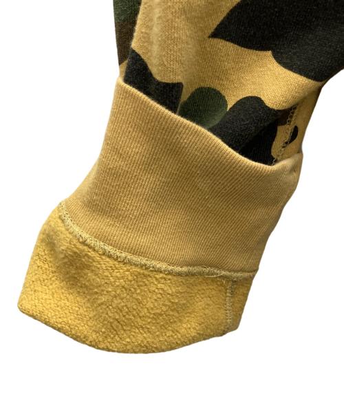 A BATHING APE（ア ベイシング エイプ）A BATHING APE (ア ベイシング エイプ) ジップパーカー ブラウン サイズ:Lの古着・服飾アイテム