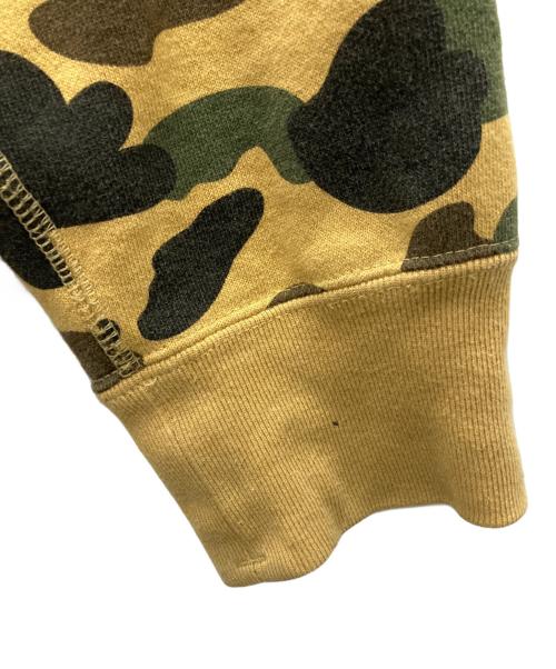 A BATHING APE（ア ベイシング エイプ）A BATHING APE (ア ベイシング エイプ) ジップパーカー ブラウン サイズ:Lの古着・服飾アイテム