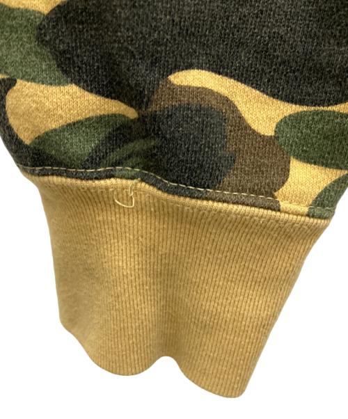 A BATHING APE（ア ベイシング エイプ）A BATHING APE (ア ベイシング エイプ) ジップパーカー ブラウン サイズ:Lの古着・服飾アイテム