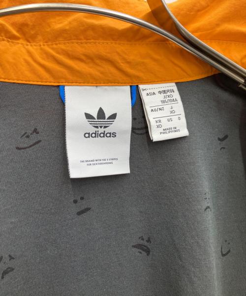 adidas（アディダス）adidas (アディダス) ナイロンジャケット オレンジ サイズ:XOの古着・服飾アイテム