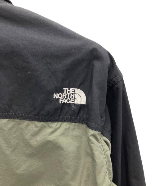 THE NORTH FACE（ザ ノース フェイス）THE NORTH FACE (ザ ノース フェイス) Nuptse Shirt オリーブ×ブラック サイズ:Mの古着・服飾アイテム