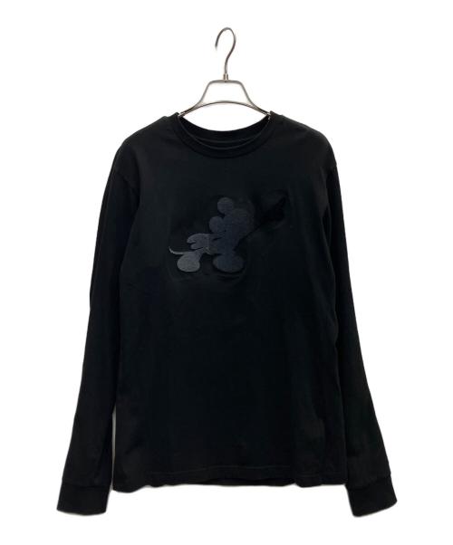 1PIU1UGUALE3 RELAX（ウノピゥウノウグァーレトレ リラックス）1piu1uguale3 relax (ウノピゥウノウグァーレトレ リラックス) 長袖カットソー ブラック サイズ:Lの古着・服飾アイテム