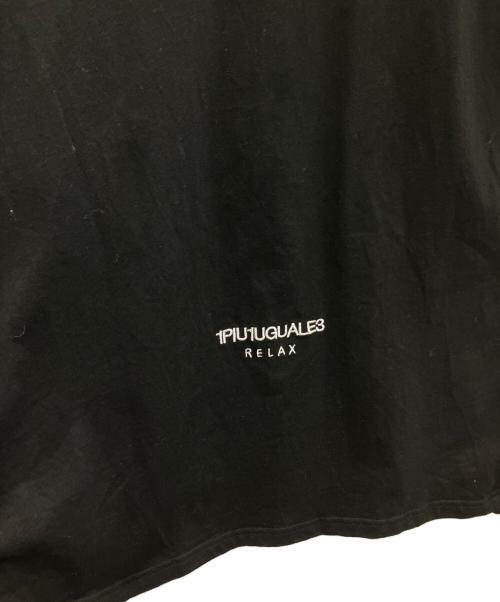 1PIU1UGUALE3 RELAX（ウノピゥウノウグァーレトレ リラックス）1piu1uguale3 relax (ウノピゥウノウグァーレトレ リラックス) 長袖カットソー ブラック サイズ:Lの古着・服飾アイテム