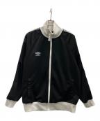 UMBROアンブロ）の古着「トラックジャケット」｜ブラック×ホワイト