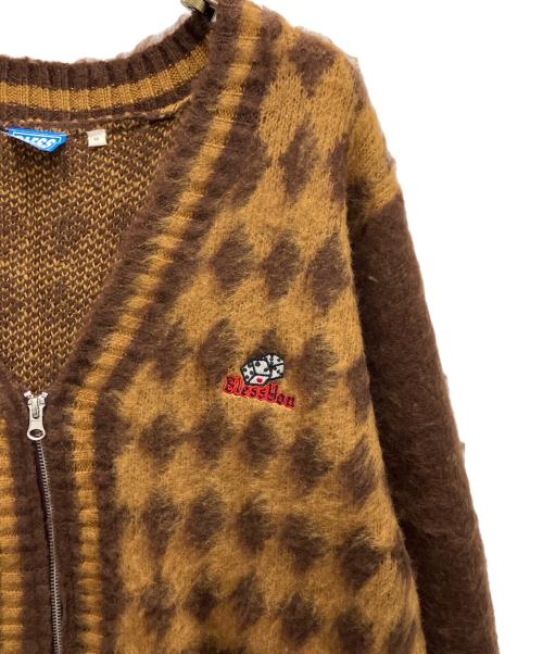 BLESS YOUALL（ブレス・ユー・オール）BLESS YOUALL (ブレス・ユー・オール) ブルゾン ブラウン サイズ:Mの古着・服飾アイテム