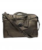 COACHコーチ）の古着「2WAYショルダーバッグ」｜ゴールド