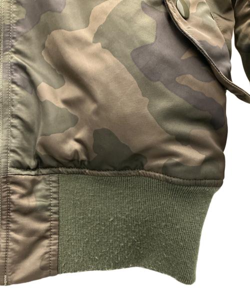ALPHA（アルファ）ALPHA (アルファ) MA-1ジャケット オリーブ サイズ:Mの古着・服飾アイテム