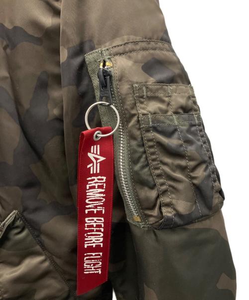 ALPHA（アルファ）ALPHA (アルファ) MA-1ジャケット オリーブ サイズ:Mの古着・服飾アイテム