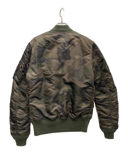 ALPHA（アルファ）ALPHA (アルファ) MA-1ジャケット オリーブ サイズ:Mの古着・服飾アイテム