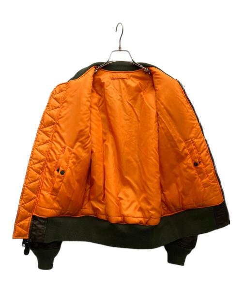 ALPHA（アルファ）ALPHA (アルファ) MA-1ジャケット オリーブ サイズ:Mの古着・服飾アイテム