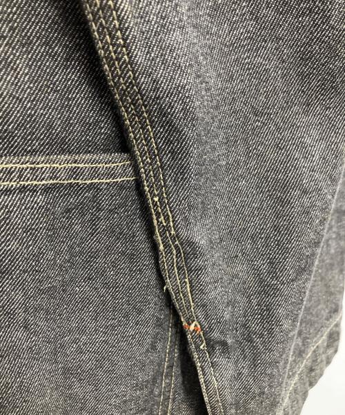 CLWR（シーエルダブリューアール）CLWR (シーエルダブリューアール) カバーオール ブラック サイズ:Mの古着・服飾アイテム