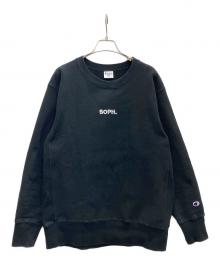 Champion×SOPH.（チャンピオン×ソフ）の古着「リバースウィーブスウェット」｜ブラック
