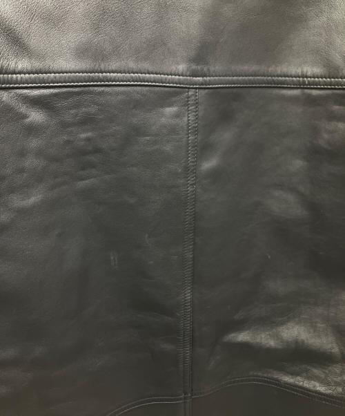 EDIMANGIARE G.C.COTTO HOMME（エディマンジャーレ G.C.コット オム）EDIMANGIARE G.C.COTTO HOMME (エディマンジャーレ G.C.コット オム) レザージャケット ブラック サイズ:-の古着・服飾アイテム