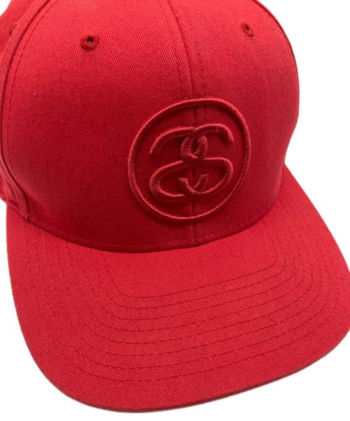 stussy（ステューシー）stussy (ステューシー) キャップ レッドの古着・服飾アイテム