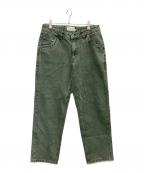 Dimeダイム）の古着「デニムパンツ」｜グリーン