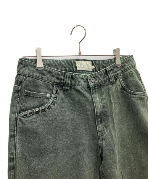 Dime（ダイム）Dime (ダイム) デニムパンツ グリーン サイズ:W32の古着・服飾アイテム