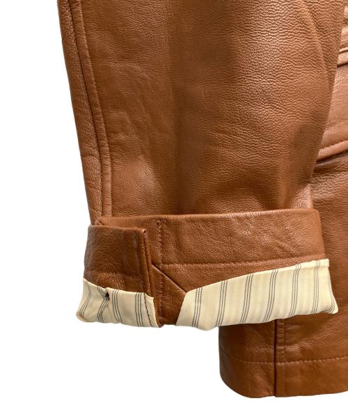 INDIAN MOTORCYCLE（インディアンモーターサイクル）INDIAN MOTORCYCLE (インディアンモーターサイクル) レザージャケット ブラウン サイズ:SIZE40の古着・服飾アイテム