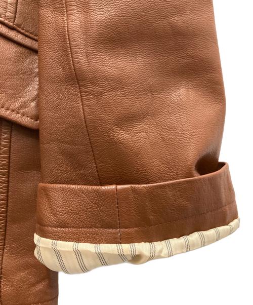 INDIAN MOTORCYCLE（インディアンモーターサイクル）INDIAN MOTORCYCLE (インディアンモーターサイクル) レザージャケット ブラウン サイズ:SIZE40の古着・服飾アイテム