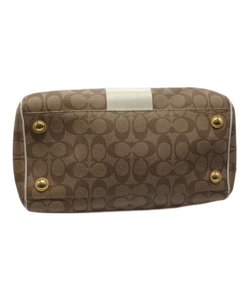 COACH（コーチ）COACH (コーチ) ミニボストンバッグ ブラウンの古着・服飾アイテム