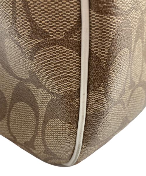 COACH（コーチ）COACH (コーチ) ミニボストンバッグ ブラウンの古着・服飾アイテム