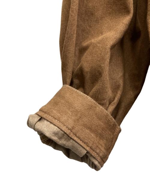 CPCM（シーピーシーエム）CPCM (シーピーシーエム) デニムジャケット ブラウン サイズ:Lの古着・服飾アイテム