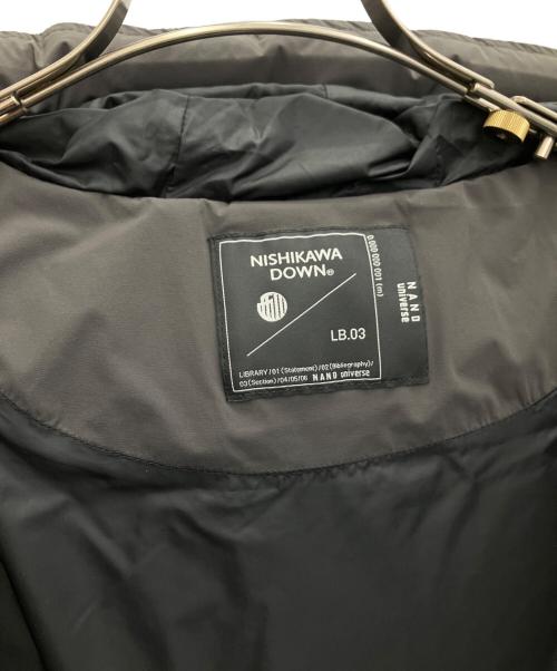 nano・universe（ナノ・ユニバース）nano・universe (ナノ・ユニバース) ダウンジャケット ブラック サイズ:Mの古着・服飾アイテム