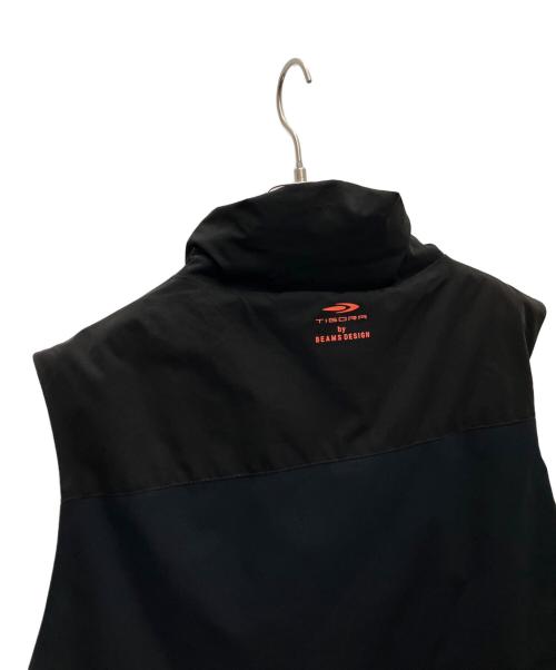 BEAMS（ビームス）BEAMS (ビームス) TIGORA (ティゴラ) ダウンベスト ブラック サイズ:XLの古着・服飾アイテム