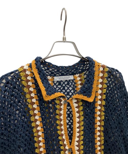 JOURNAL STANDARD（ジャーナルスタンダード）JOURNAL STANDARD (ジャーナルスタンダード) 半袖カーディガン ネイビー サイズ:Mの古着・服飾アイテム