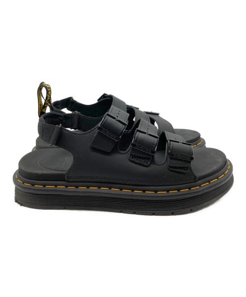 Dr.Martens（ドクターマーチン）Dr.Martens (ドクターマーチン) ストラップサンダル ブラック サイズ:UK8の古着・服飾アイテム