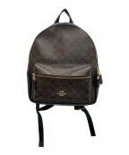 COACHコーチ）の古着「リュック」｜ブラウン×ブラック