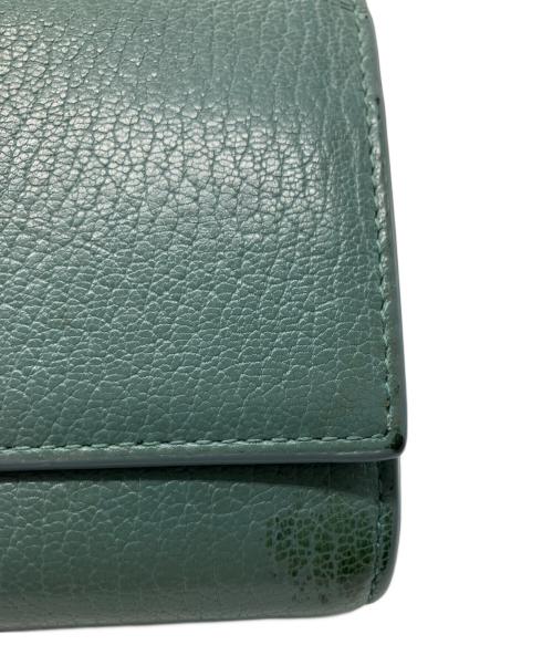 BOTTEGA VENETA（ボッテガベネタ）BOTTEGA VENETA (ボッテガベネタ) 長財布 グリーンの古着・服飾アイテム