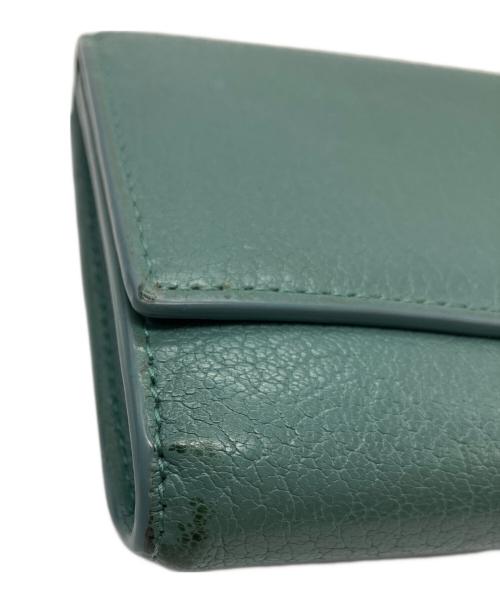 BOTTEGA VENETA（ボッテガベネタ）BOTTEGA VENETA (ボッテガベネタ) 長財布 グリーンの古着・服飾アイテム