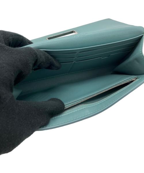 BOTTEGA VENETA（ボッテガベネタ）BOTTEGA VENETA (ボッテガベネタ) 長財布 グリーンの古着・服飾アイテム