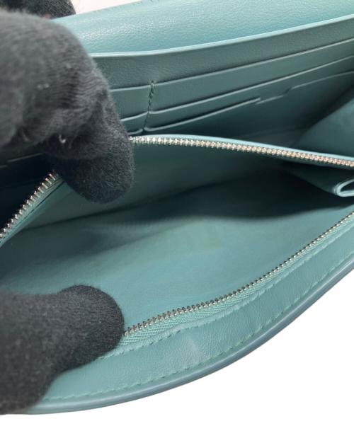 BOTTEGA VENETA（ボッテガベネタ）BOTTEGA VENETA (ボッテガベネタ) 長財布 グリーンの古着・服飾アイテム