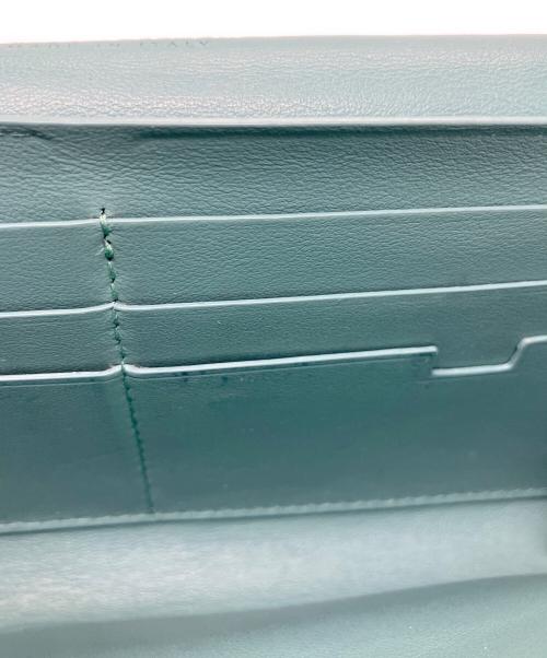 BOTTEGA VENETA（ボッテガベネタ）BOTTEGA VENETA (ボッテガベネタ) 長財布 グリーンの古着・服飾アイテム